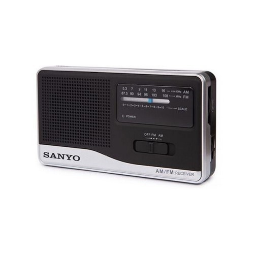 RADIO SANYO KS130 NEGRO/PLATA